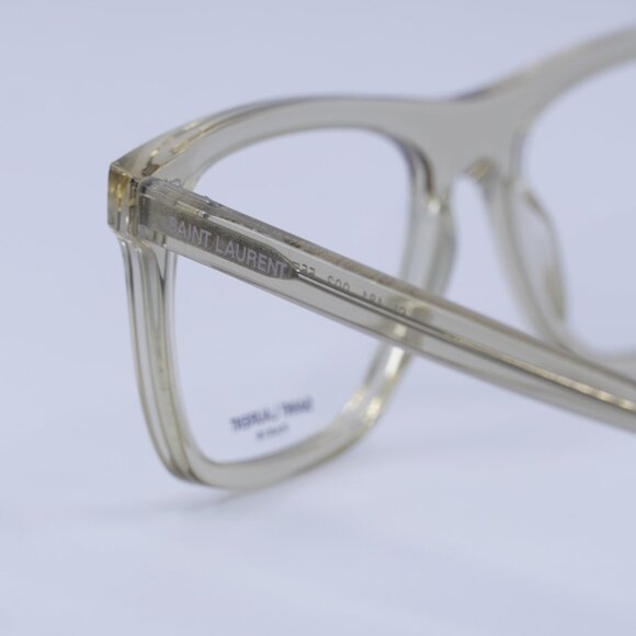 🕶️ New Saint Laurent SL481 003 Eyeglasses - Transparent Yellow Frame 55mm - Picture 6 of 11